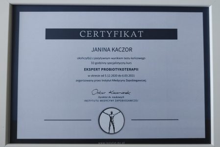 Dietetyk Janina Kaczor podczas konsultacji w gabinecie ZDROWY START